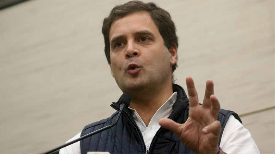 Rahul Gandhi slams BJP, claims CA was paid to sabotage Congress
