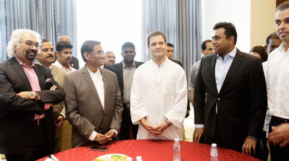 Rahul Gandhi meets Indian-origin businessmen in Malaysia