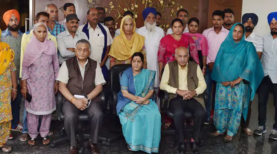 Iraq deaths: Cong’s Punjab MPs to move privilege motion against Swaraj for ‘misleading’ RS