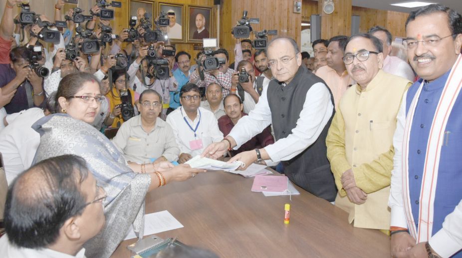 8 BJP candidates file nominations for UP RS seats