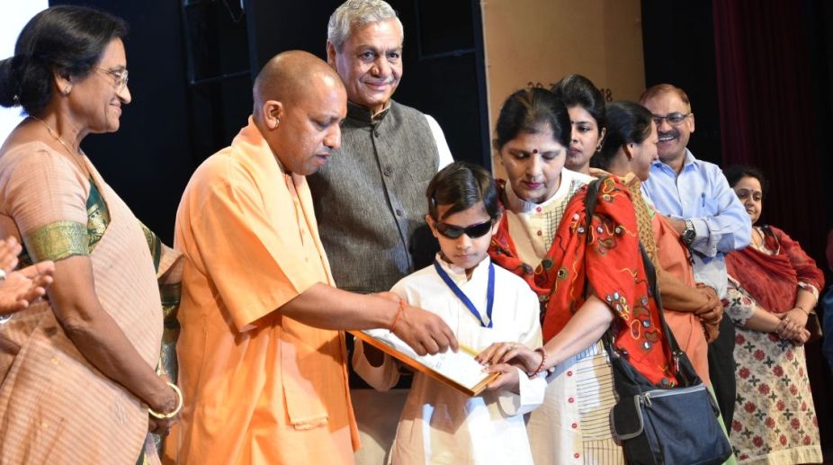 Yogi Adityanath presents Rani Lakshmibai, Begum Akhtar awards