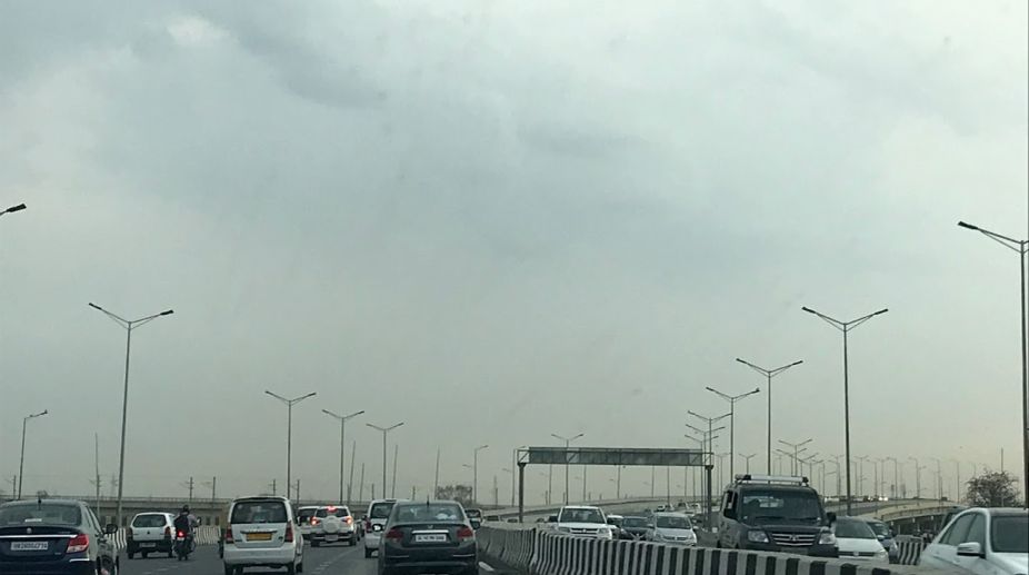 Partly cloudy Tuesday morning in Delhi
