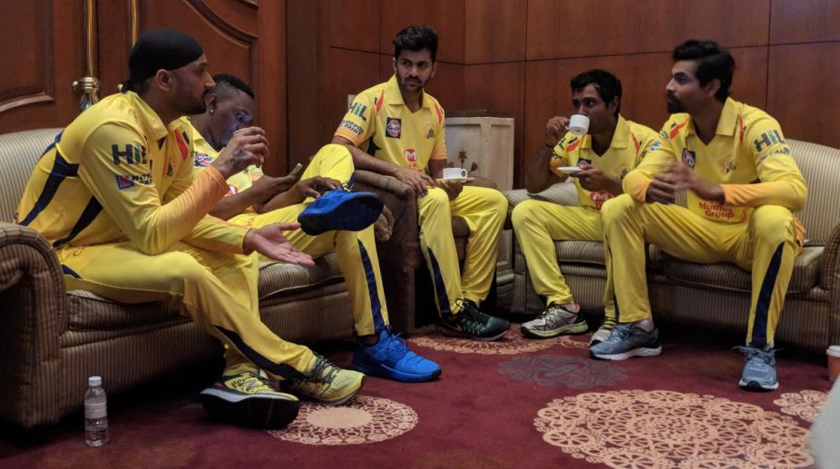 IPL 2018: Dwayne Bravo, Harbhajan Singh, Ravindra Jadeja’s CSK dance party goes viral on internet