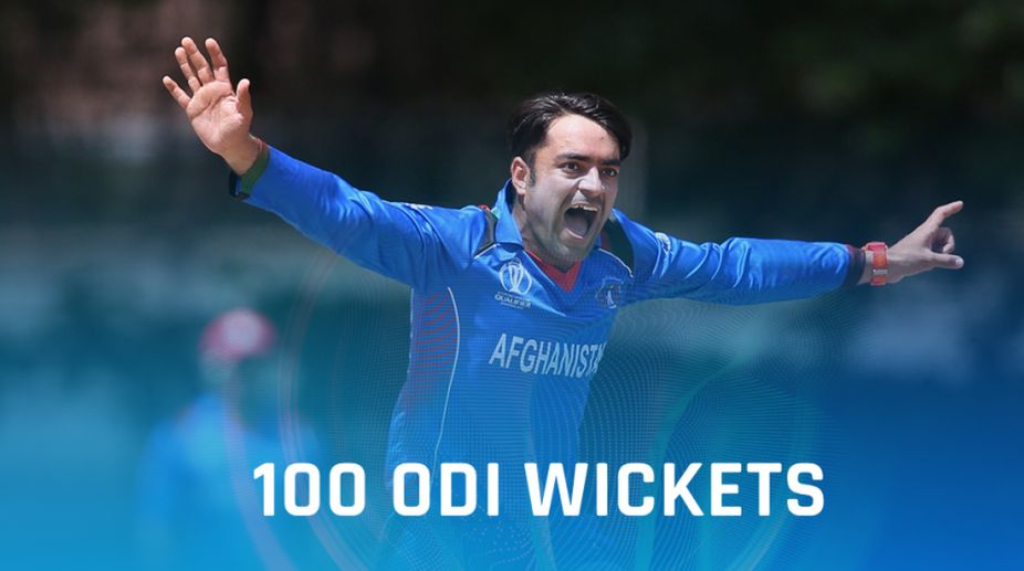 19-year-old Rashid Khan fastest to get 100 ODI wickets