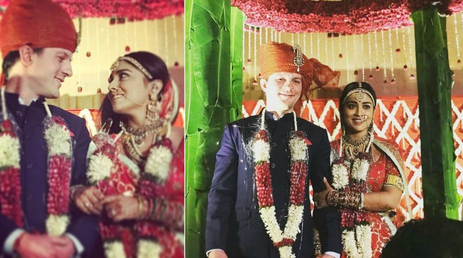 In pics: Shriya Saran ties the knot with Russian boyfriend in fairytale-style wedding