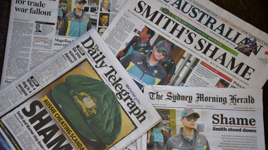 Ball-tampering row: ‘Steve Smith’s Shame’ – Australia media slam ‘rotten’ cricket culture