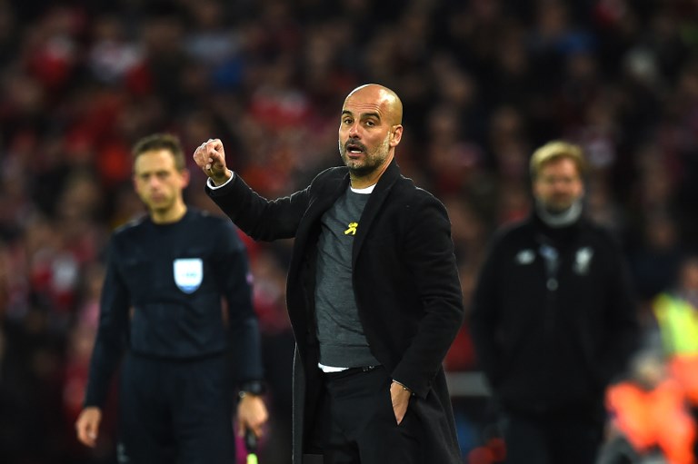 Manchester City Bus, Manchester City F.C., Premier League, UEFA Champions League, Liverpool vs Manchester City F.C.,  Pep Guardiola 