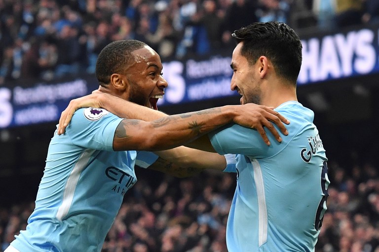 Raheem Sterling, Ilkay Gundogan, Manchester City F.C., Premier League, Manchester Derby, Manchester United F.C., Manchester City vs Manchester United, Manchester Derby
