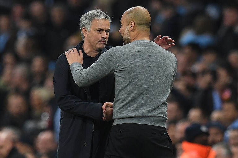 Jose Mourinho, Pep Guardiola, Manchester City F.C., Premier League, Manchester Derby, Manchester United F.C., Manchester City vs Manchester United, Manchester Derby