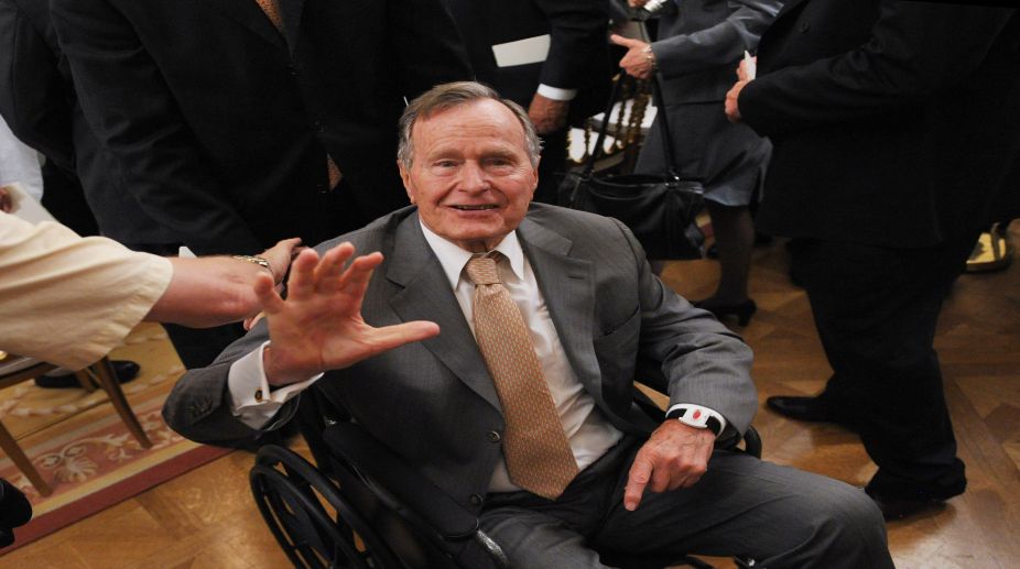 George H.W. Bush hospitalized days after wife’s death: Office