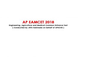AP EAMCET 2018 Admit Card/Hall Ticket to be released at sche.ap.gov.in/EAMCET/ | Download