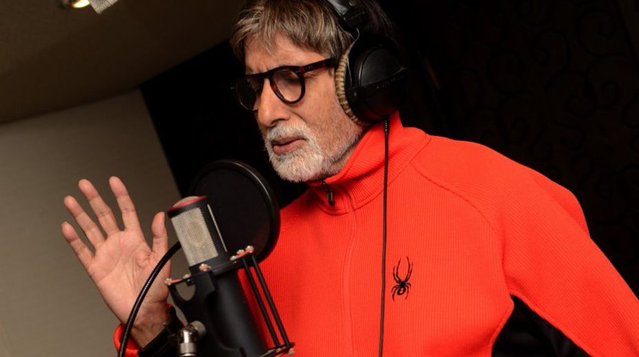 Amitabh Bachchan records song for ‘102 Not Out’