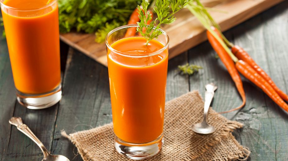 Orange carrot smoothie
