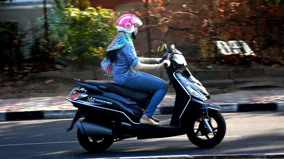Varanasi students’ smart helmet saves fuel