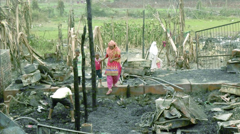Fire tragedy leaves Rohingyas traumatised