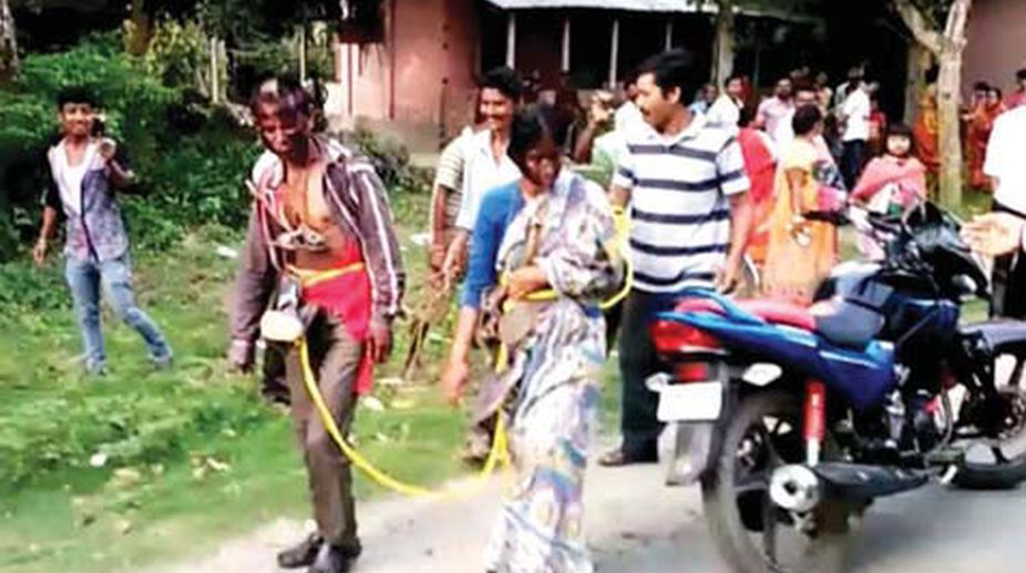 Raiganj village couple tonsured, paraded over adultery slur