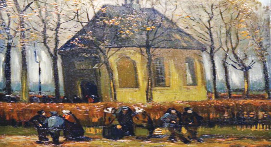 Congregation Leaving the Reformed Church in Nuenen 1884
