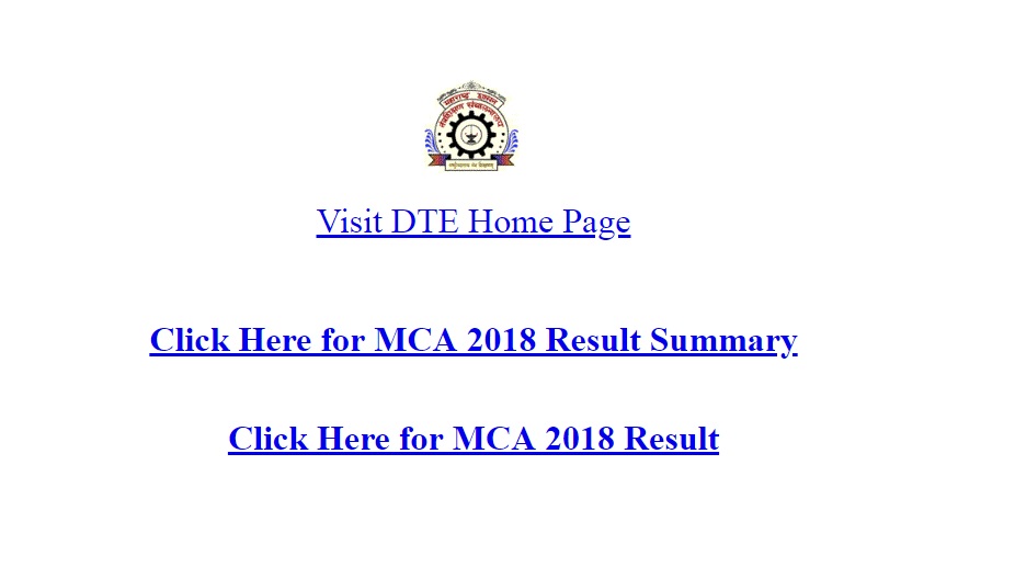 MCA CET 2018 results available online at dtemaharashtra.gov.in | Check results/scorecard now