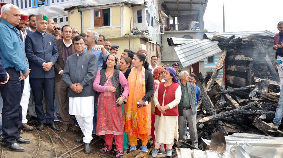 Shimla village fire: CM reaches out to affected families with financial help, timber