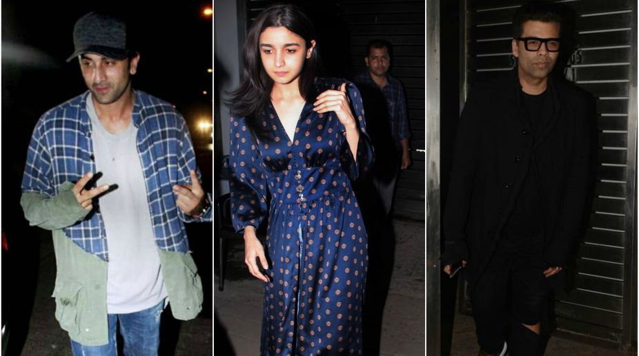 SRK, Karan Johar, Ranbir Kapoor, Alia Bhatt catch up at Zoya Akhtar’s house | See pictures