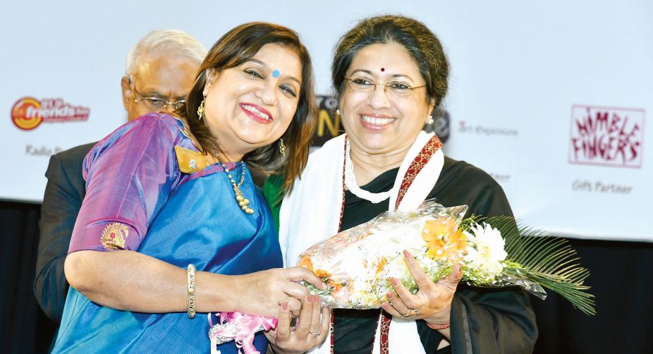 Swayam Siddha Tanusree Shankar with Shyamashree Sen