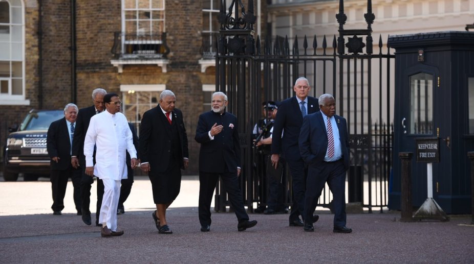 PM at Commonwealth bats for developmental assistance to small states