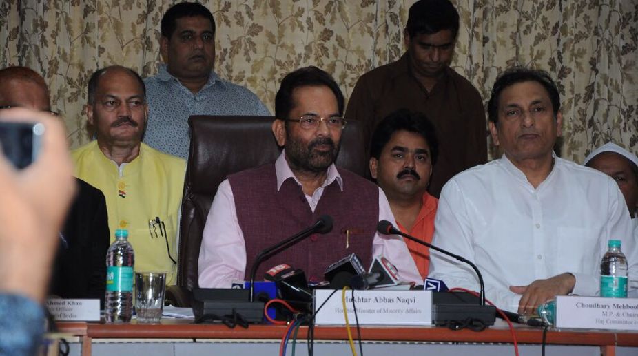 Record 1.75 lakh Indians to go for Haj in 2018: Mukhtar Abbas Naqvi