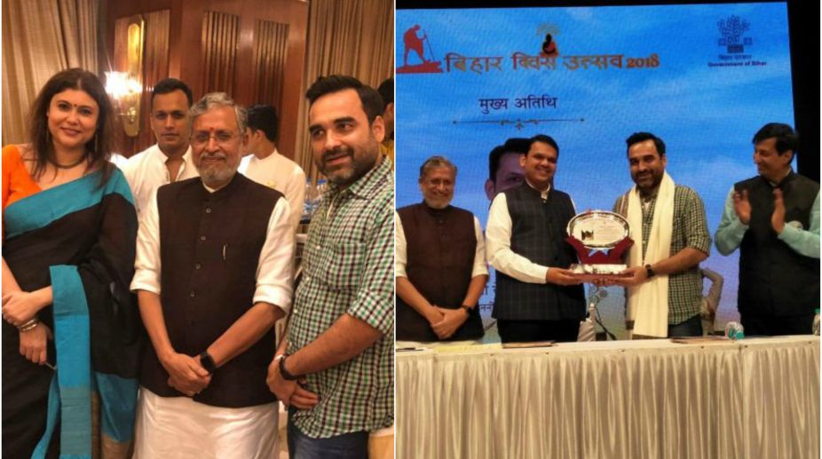 Pankaj Tripathi receives Bihar Samman award in Mumbai