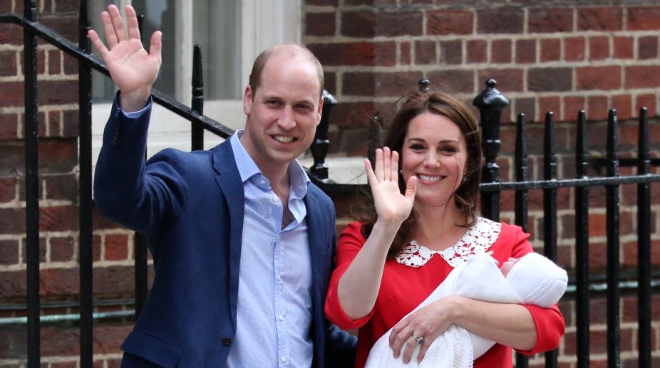 Duke and Duchess of Cambridge name their baby son Prince Louis