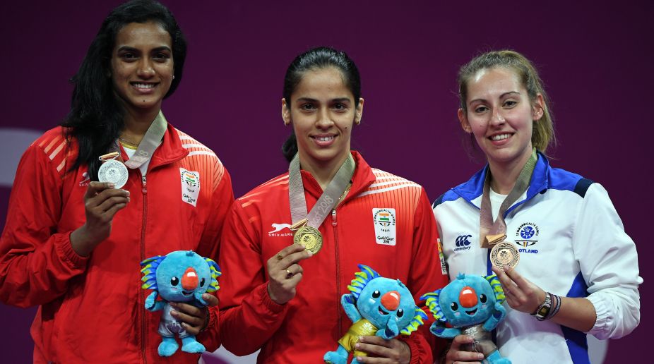 Glimpses of all-Indian women’s singles final at CWG 2018