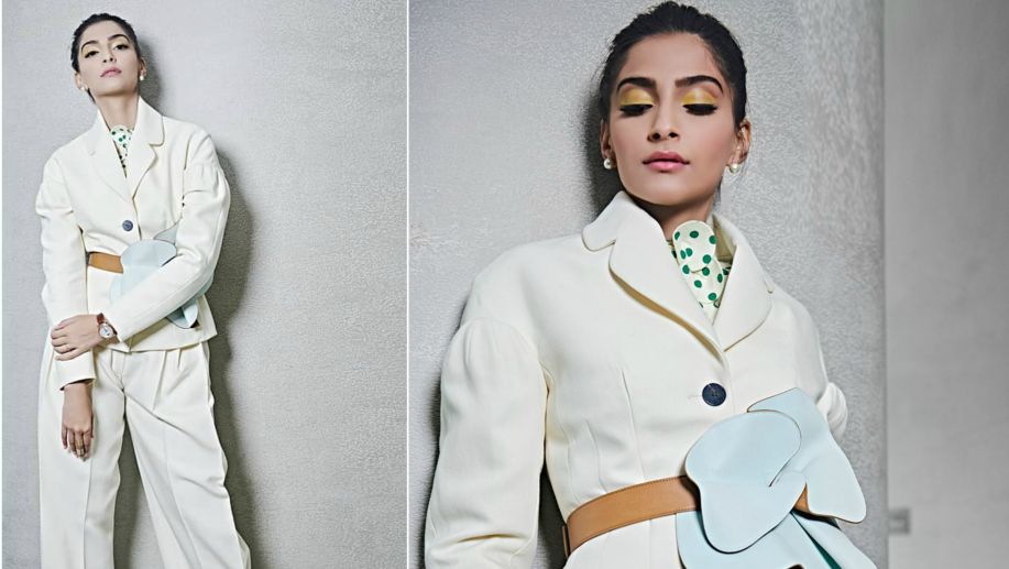 Sonam Kapoor slays in pantsuit chic look