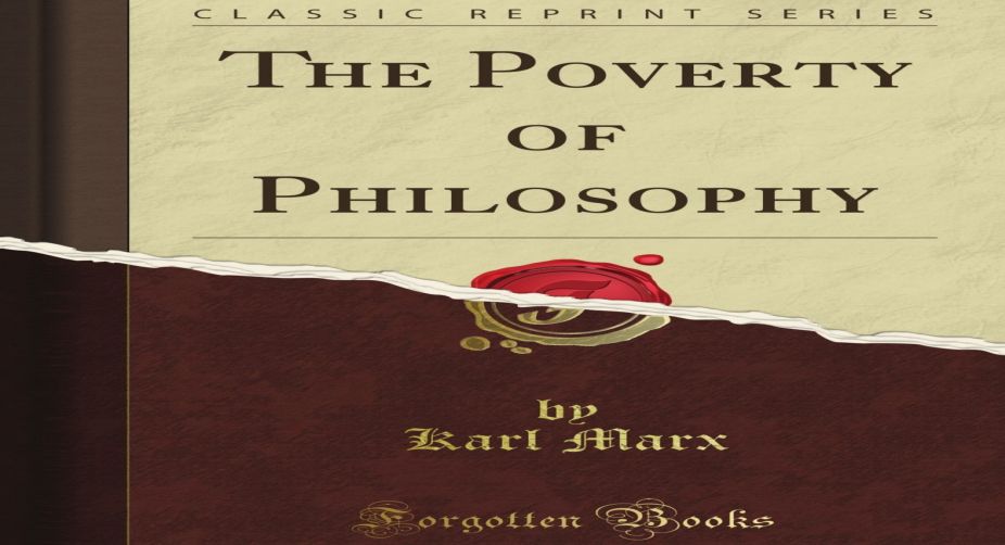 The Poverty of Philosophy 