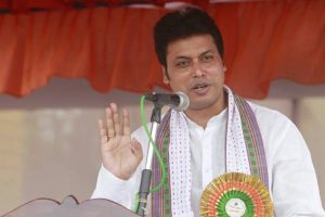 Tripura CM Biplab Deb gives ’56-inch challenge’ to youth of state