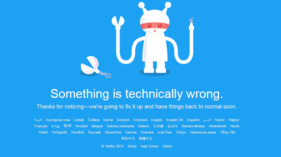 Twitter down. Did you miss it?