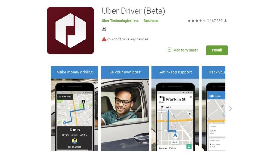 Uber Driver app arrives in India