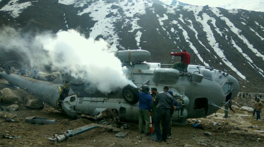 IAF chopper crash-lands in Kedarnath