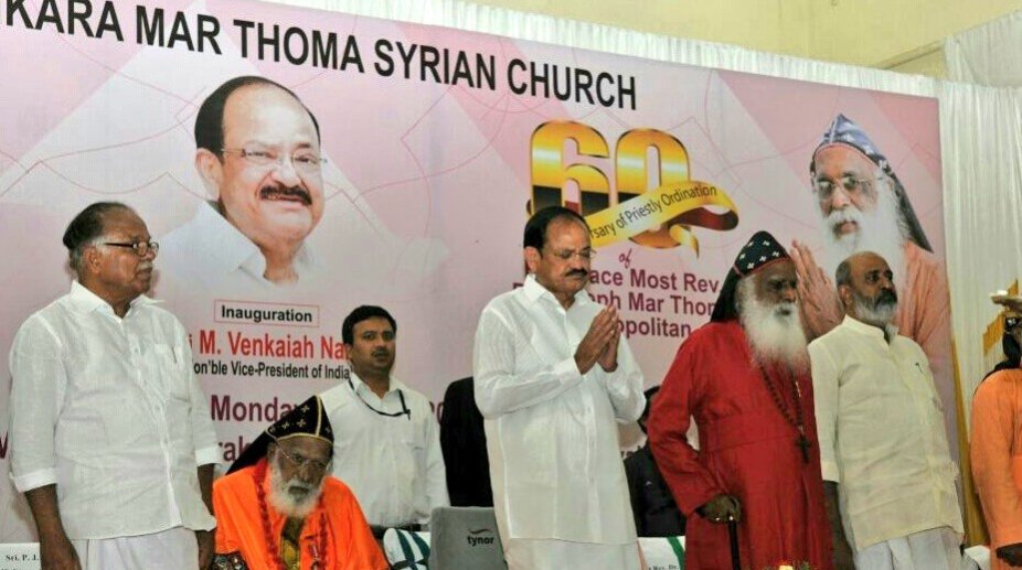 Religious places become dysfunctional if they dabble in politics: Vice-President Naidu
