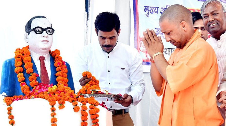 Ambedkar Mahasabha confers Dalit Mitr award on Yogi Adityanath