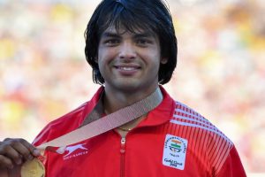 Javelin thrower Neeraj improves his national record