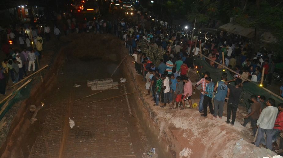 Labourer dies in another accident at under-construction overbridge site