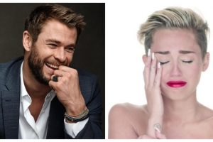 Watch: Chris Hemsworth’s hilarious performance on Miley Cyrus’ Wrecking ball
