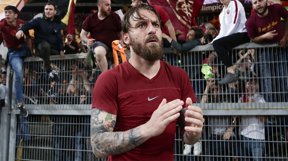UCL: Roma captain Daniele de Rossi reacts to semi-final heartbreak