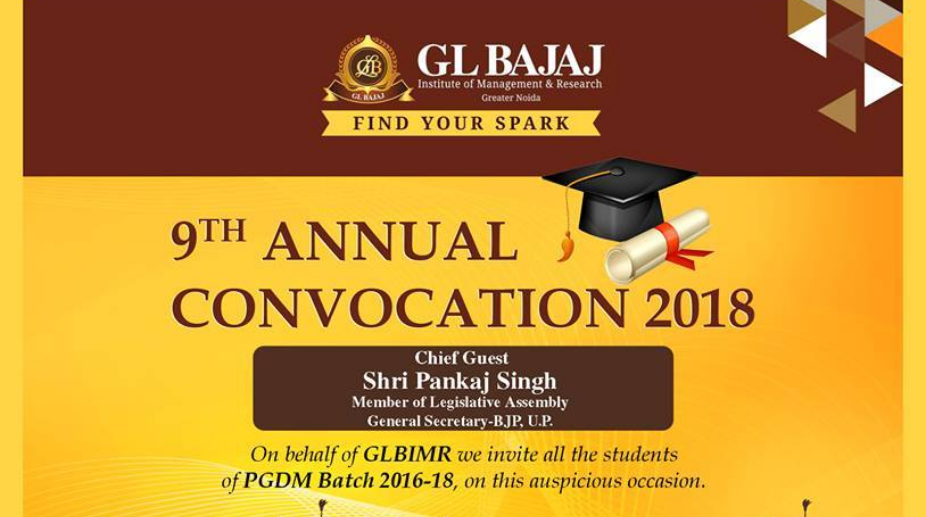 GLBIMR, annual convocation, PGDM students
