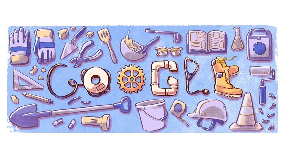 Google Doodle, May Day, Labour day, International Workers' Day