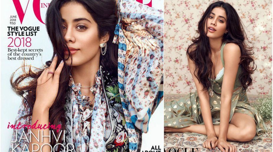 Janhvi Kapoor dazzles on Vogue cover, check out her excitement