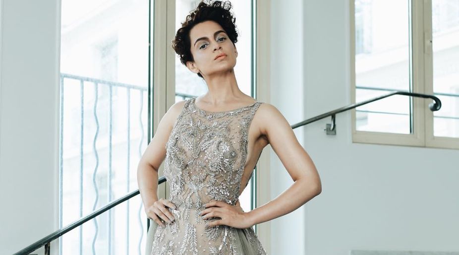 Kangana Ranaut foresaw her walking the Cannes red carpet?
