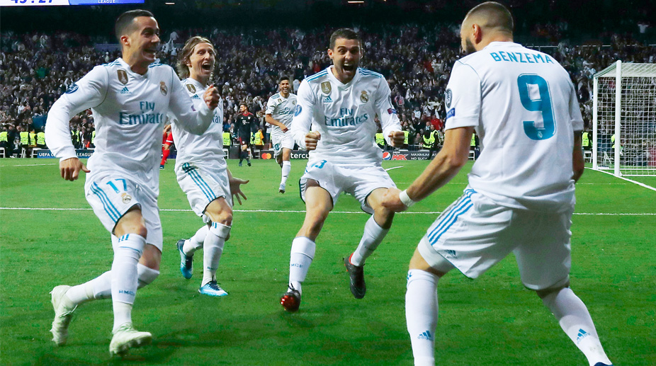 Watch: Real Madrid players celebrate in dressing room after reaching 3rd straight UCL final