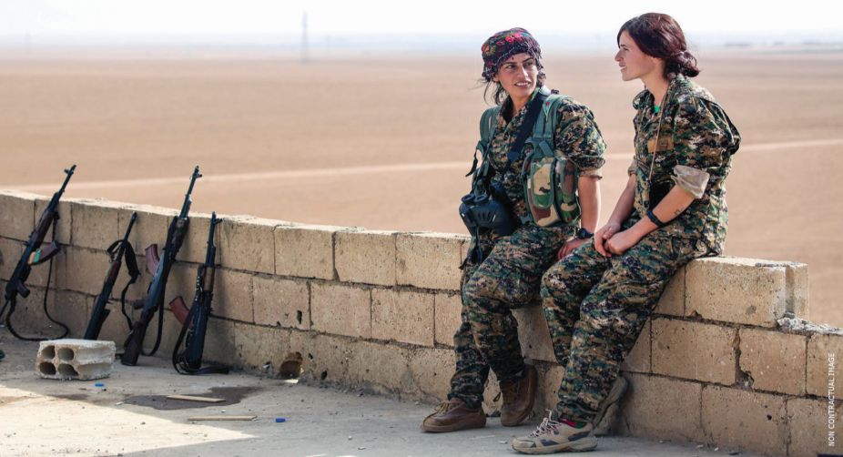 A still from Girls of the Sun