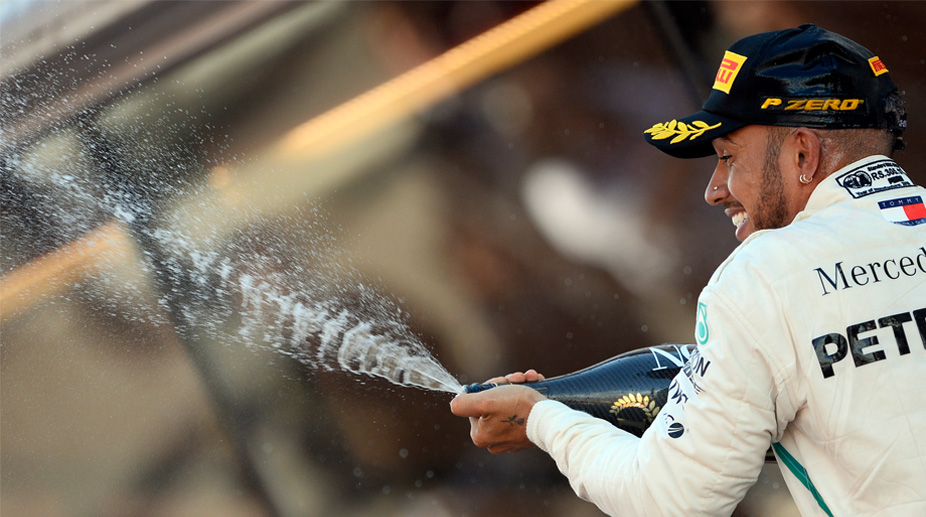 Spanish GP: Lewis Hamilton leads Mercedes 1-2