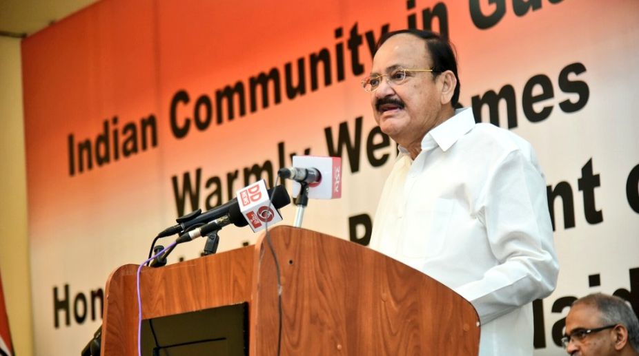 Indians community fortunate to be the inheritors of great heritage: Naidu